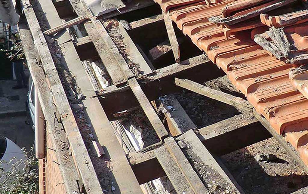 Patologías frecuentes en cubiertas. Inclinadas.