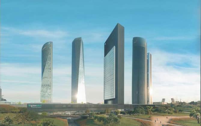 La quinta torre de Madrid llegará en 2019.