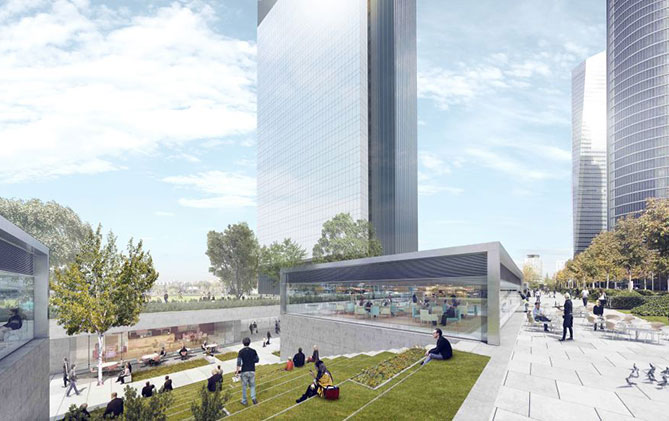 La quinta torre de Madrid llegará en 2019.