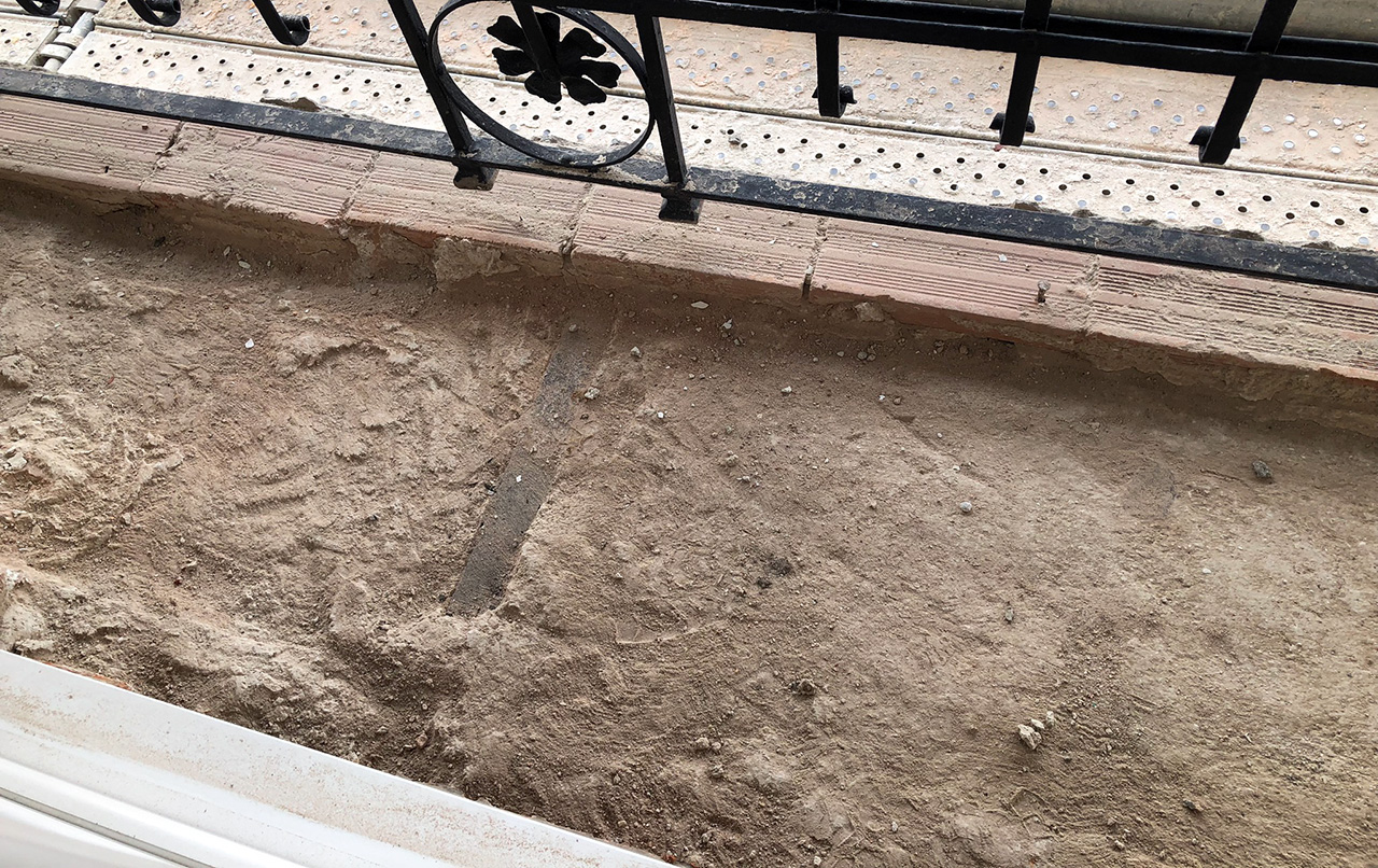 Reconstrucción de balcones.