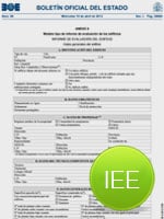 Informe de Evaluación de Edificios IEE.